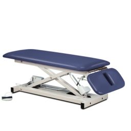 Clinton Power 500, Open Base, Space Saver, Power Table with Drop Section