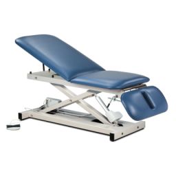 Clinton Power 500, Open Base Power Table with Adjust. Backrest and Drop Section