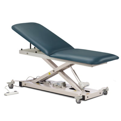 Clinton Power 400, Open Base Table With Adjustable Backrest - Cardiacdirect