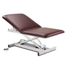 Clinton Power 600 Bariatric, Extra Wide, Open Base, Power Table with Adjustable Backrest