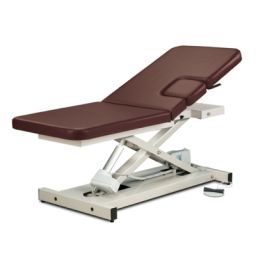 Clinton Open Base, Power Imaging Table with Window Drop and Adjustable Backrest