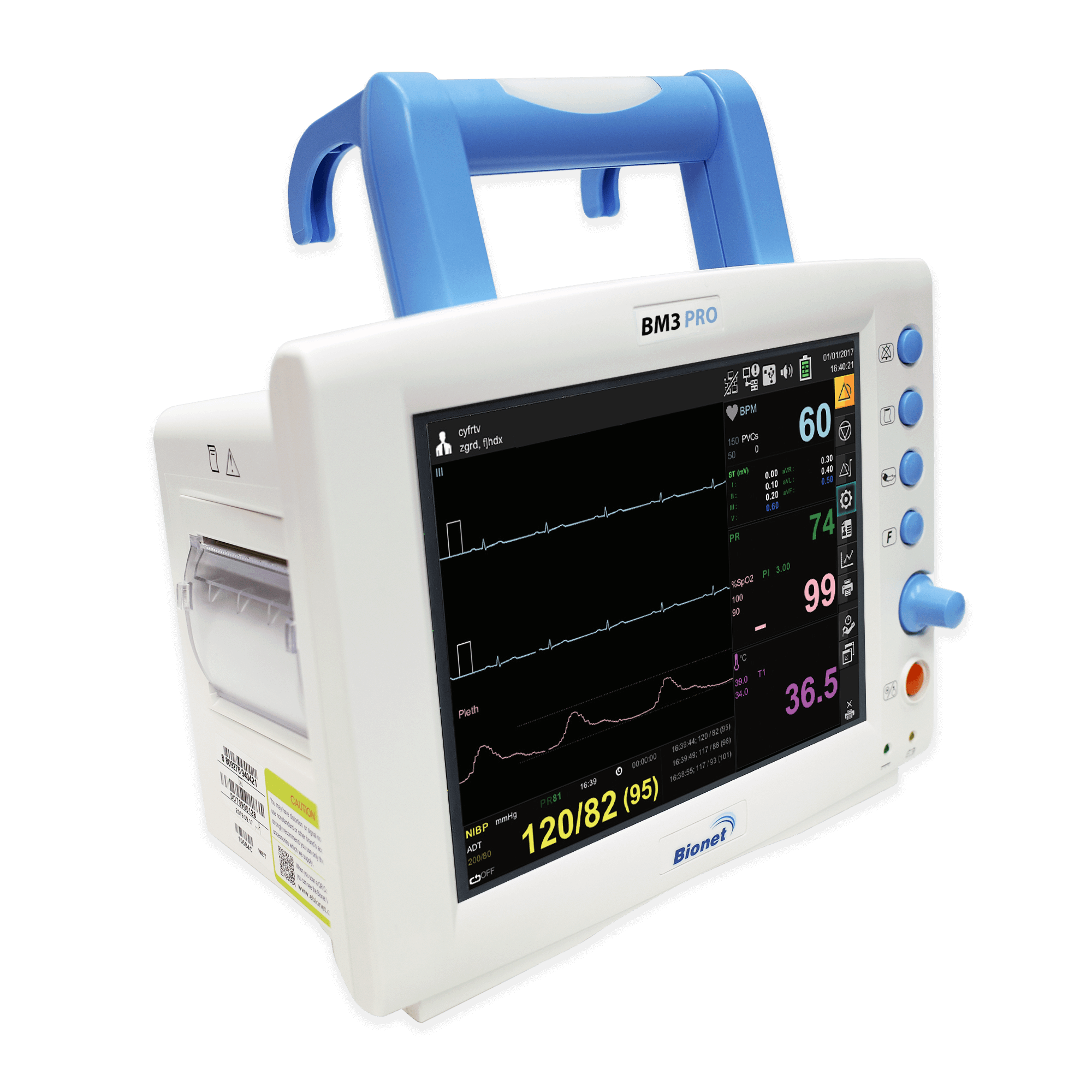 Bionet BM3 Pro Multi-Parameter Patient Monitor - CardiacDirect